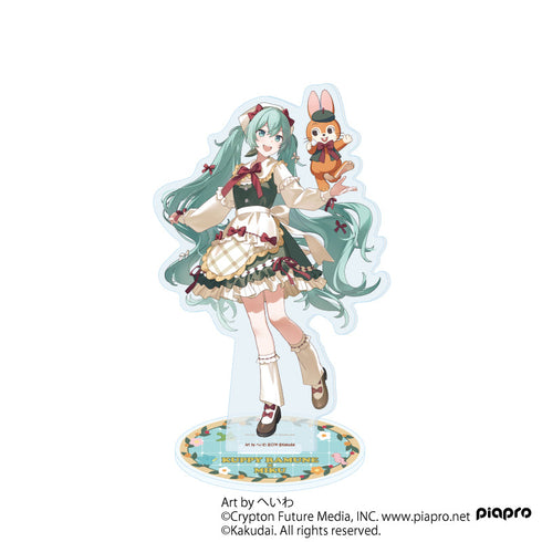 『初音ミク×クッピーラムネ』アクリルスタンド01/初音ミク×クッピー(等身イラスト)